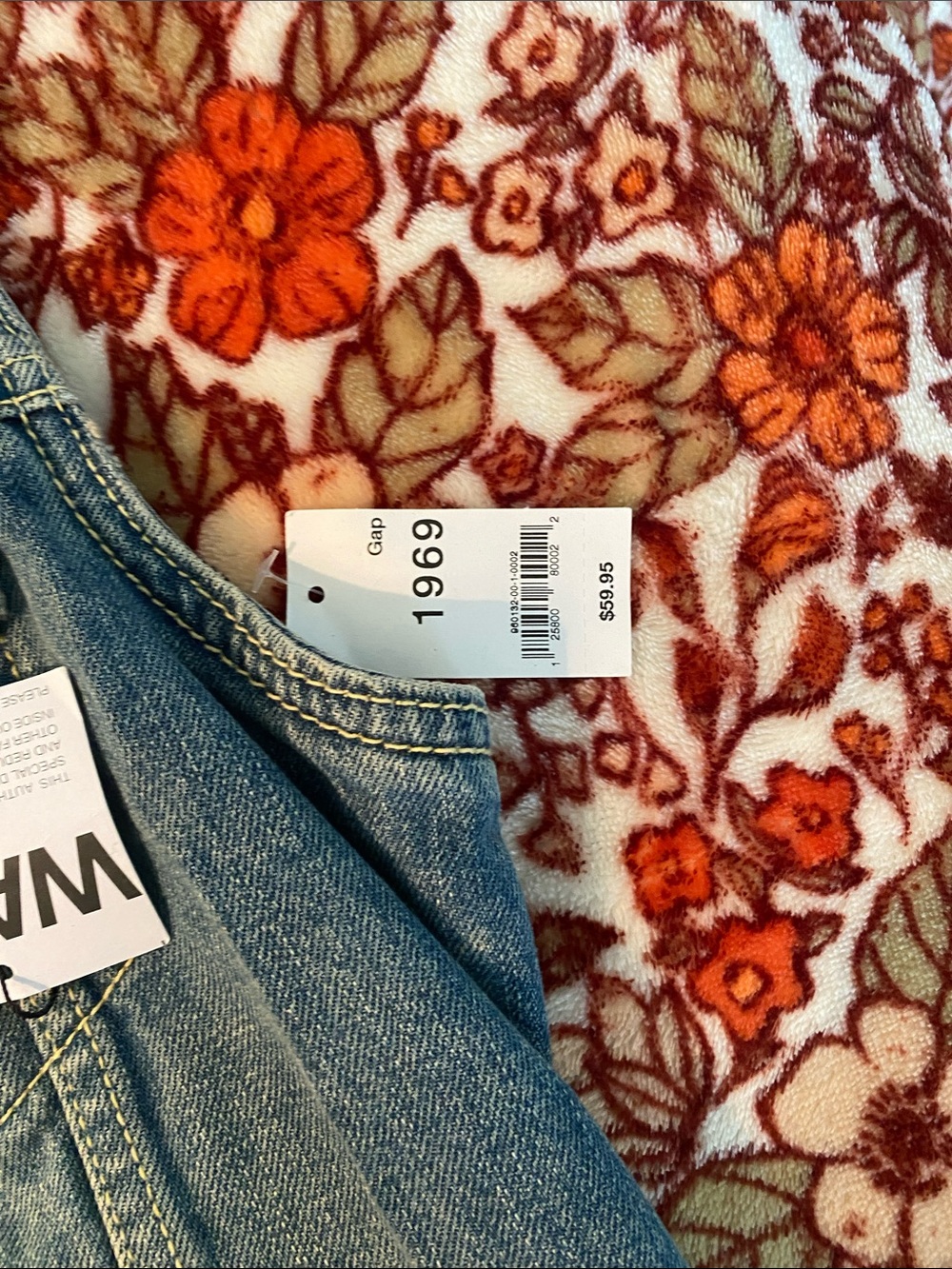 GAP 1969 Medium Wash Blue Denim Vest - Picture 3 of 5
